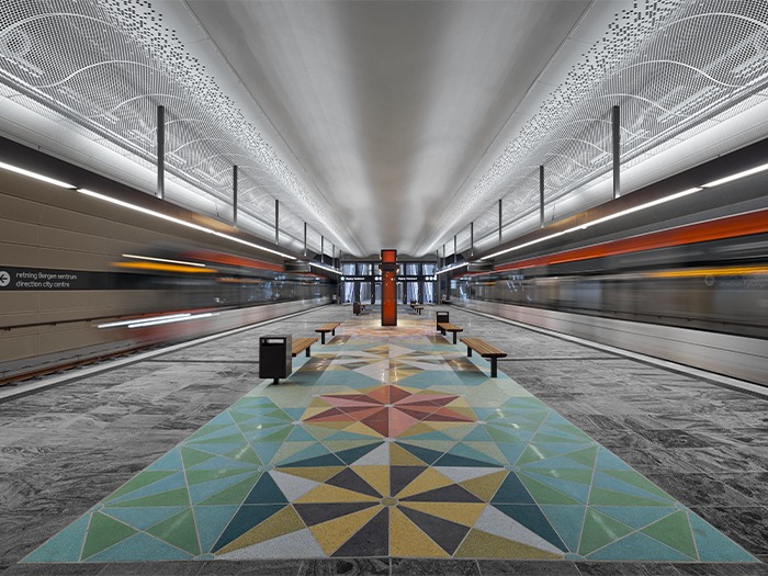 Bergen Light Rail, Norway arc